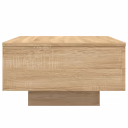 vidaXL Coffee Table Hallway Accent Side Table Sofa End Table Engineered Wood - sonoma oak, 55 x 55 x 31 cm - Additional view 4