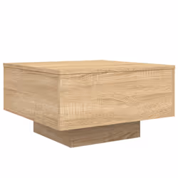 vidaXL Coffee Table Hallway Accent Side Table Sofa End Table Engineered Wood - sonoma oak, 55 x 55 x 31 cm - Additional view 6