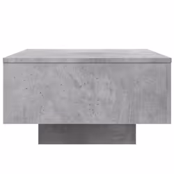 vidaXL Coffee Table Hallway Accent Side Table Sofa End Table Engineered Wood - concrete grey, 55 x 55 x 31 cm - Additional view 4