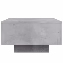 vidaXL Coffee Table Hallway Accent Side Table Sofa End Table Engineered Wood - concrete grey, 55 x 55 x 31 cm - Additional view 5