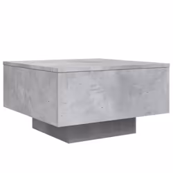 vidaXL Coffee Table Hallway Accent Side Table Sofa End Table Engineered Wood - concrete grey, 55 x 55 x 31 cm - Additional view 6