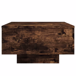 vidaXL Coffee Table Hallway Accent Side Table Sofa End Table Engineered Wood - smoked oak, 55 x 55 x 31 cm - Additional view 5