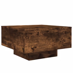 vidaXL Coffee Table Hallway Accent Side Table Sofa End Table Engineered Wood - smoked oak, 55 x 55 x 31 cm - Additional view 6