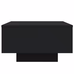vidaXL Coffee Table with LED Lights Hallway Tea Side End Table Sofa Table - black, 55 x 55 x 31 cm - Additional view 6