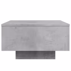 vidaXL Coffee Table with LED Lights Hallway Tea Side End Table Sofa Table - concrete grey, 55 x 55 x 31 cm - Additional view 6