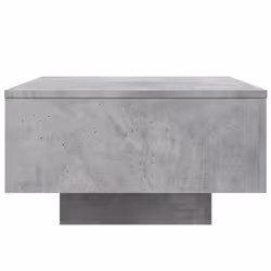 vidaXL Coffee Table with LED Lights Hallway Tea Side End Table Sofa Table - concrete grey, 55 x 55 x 31 cm - Additional view 7