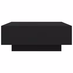 vidaXL Coffee Table Hallway Accent Side Table Sofa End Table Engineered Wood - black, 80 x 80 x 31 cm - Additional view 4