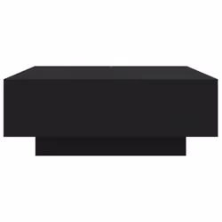 vidaXL Coffee Table Hallway Accent Side Table Sofa End Table Engineered Wood - black, 80 x 80 x 31 cm - Additional view 5