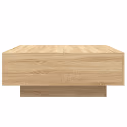 vidaXL Coffee Table Hallway Accent Side Table Sofa End Table Engineered Wood - sonoma oak, 80 x 80 x 31 cm - Additional view 4