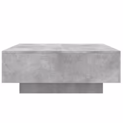 vidaXL Coffee Table Hallway Accent Side Table Sofa End Table Engineered Wood - concrete grey, 80 x 80 x 31 cm - Additional view 4