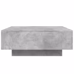 vidaXL Coffee Table Hallway Accent Side Table Sofa End Table Engineered Wood - concrete grey, 80 x 80 x 31 cm - Additional view 5