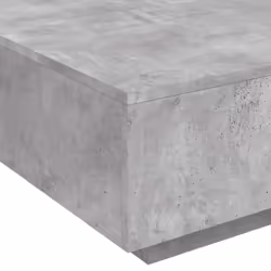 vidaXL Coffee Table Hallway Accent Side Table Sofa End Table Engineered Wood - concrete grey, 80 x 80 x 31 cm - Additional view 7