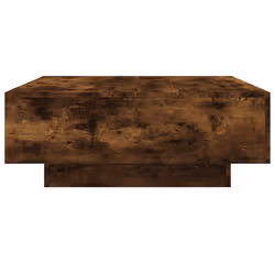 vidaXL Coffee Table Hallway Accent Side Table Sofa End Table Engineered Wood - smoked oak, 80 x 80 x 31 cm - Additional view 4