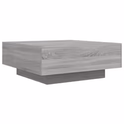 vidaXL Coffee Table Hallway Accent Side Table Sofa End Table Engineered Wood - grey sonoma, 80 x 80 x 31 cm - Additional view 6