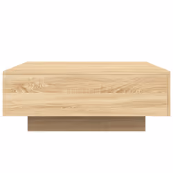 vidaXL Coffee Table with LED Lights Hallway Tea Side End Table Sofa Table - sonoma oak, 80 x 80 x 31 cm - Additional view 7