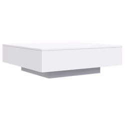 vidaXL Coffee Table Hallway Accent Side Table Sofa End Table Engineered Wood - white, 100 x 100 x 31 cm - Additional view 6