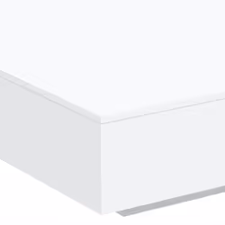 vidaXL Coffee Table Hallway Accent Side Table Sofa End Table Engineered Wood - white, 100 x 100 x 31 cm - Additional view 7
