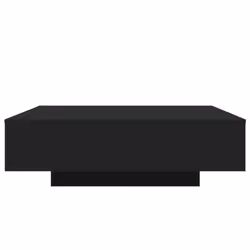 vidaXL Coffee Table Hallway Accent Side Table Sofa End Table Engineered Wood - black, 100 x 100 x 31 cm - Additional view 5