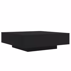 vidaXL Coffee Table Hallway Accent Side Table Sofa End Table Engineered Wood - black, 100 x 100 x 31 cm - Additional view 6