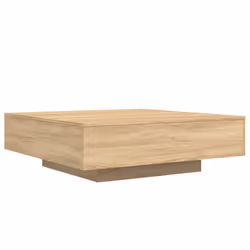 vidaXL Coffee Table Hallway Accent Side Table Sofa End Table Engineered Wood - sonoma oak, 100 x 100 x 31 cm - Additional view 6
