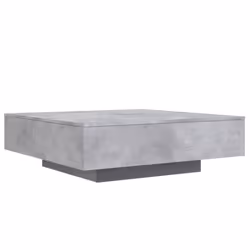 vidaXL Coffee Table Hallway Accent Side Table Sofa End Table Engineered Wood - concrete grey, 100 x 100 x 31 cm - Additional view 6