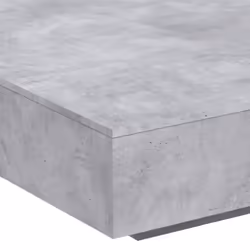 vidaXL Coffee Table Hallway Accent Side Table Sofa End Table Engineered Wood - concrete grey, 100 x 100 x 31 cm - Additional view 7