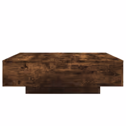 vidaXL Coffee Table Hallway Accent Side Table Sofa End Table Engineered Wood - smoked oak, 100 x 100 x 31 cm - Additional view 4