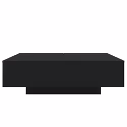 vidaXL Coffee Table with LED Lights Hallway Tea Side End Table Sofa Table - black, 100 x 100 x 31 cm - Additional view 6