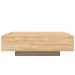 vidaXL Coffee Table with LED Lights Hallway Tea Side End Table Sofa Table - sonoma oak, 100 x 100 x 31 cm - Additional view 6