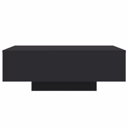 vidaXL Coffee Table with LED Lights Hallway Tea Side End Table Sofa Table - black, 85 x 55 x 31 cm - Additional view 6