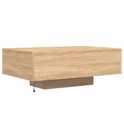 vidaXL Coffee Table with LED Lights Hallway Tea Side End Table Sofa Table - sonoma oak, 85 x 55 x 31 cm - Additional view 7
