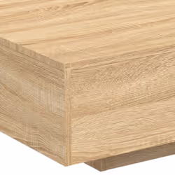vidaXL Coffee Table with LED Lights Hallway Tea Side End Table Sofa Table - sonoma oak, 85 x 55 x 31 cm - Additional view 8