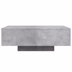 vidaXL Coffee Table with LED Lights Hallway Tea Side End Table Sofa Table - concrete grey, 85 x 55 x 31 cm - Additional view 6