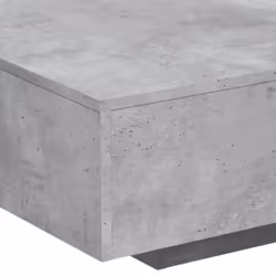 vidaXL Coffee Table with LED Lights Hallway Tea Side End Table Sofa Table - concrete grey, 85 x 55 x 31 cm - Additional view 8