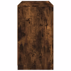 vidaXL Sideboard with LED Lights Cupboard Highboard Storage Buffet Cabinet - smoked oak - Additional view 7
