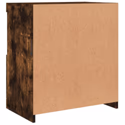 vidaXL Sideboard with LED Lights Cupboard Highboard Storage Buffet Cabinet - smoked oak - Additional view 8
