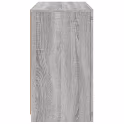 vidaXL Sideboard with LED Lights Cupboard Highboard Storage Buffet Cabinet - grey sonoma - Additional view 7