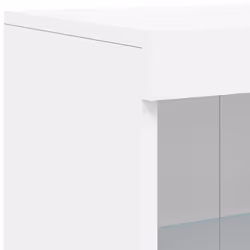 vidaXL Side Cabinet with LED Lights Storage Sideboard Cupboard Engineered Wood - white - Additional view 10