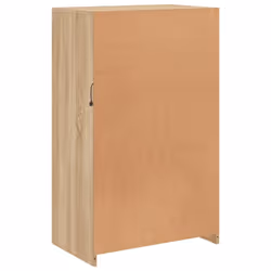 vidaXL Side Cabinet with LED Lights Storage Sideboard Cupboard Engineered Wood - sonoma oak - Additional view 8
