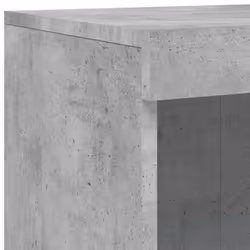 vidaXL Side Cabinet with LED Lights Storage Sideboard Cupboard Engineered Wood - concrete grey - Additional view 10