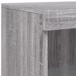 vidaXL Side Cabinet with LED Lights Storage Sideboard Cupboard Engineered Wood - grey sonoma - Additional view 10