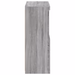 vidaXL Side Cabinet with LED Lights Storage Sideboard Cupboard Engineered Wood - grey sonoma - Additional view 7