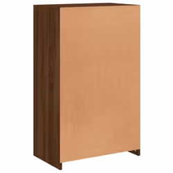 vidaXL Side Cabinet with LED Lights Storage Sideboard Cupboard Engineered Wood - brown oak - Additional view 8