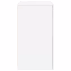 vidaXL Side Cabinet with LED Lights Storage Sideboard Cupboard Engineered Wood - white, 1 pcs - Additional view 7