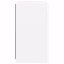 vidaXL Side Cabinet with LED Lights Storage Sideboard Cupboard Engineered Wood - white, 2 pcs - Additional view 8