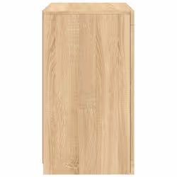 vidaXL Side Cabinet with LED Lights Storage Sideboard Cupboard Engineered Wood - sonoma oak, 1 pcs - Additional view 7