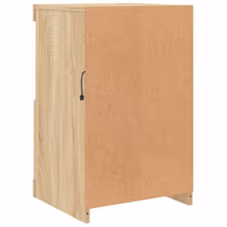 vidaXL Side Cabinet with LED Lights Storage Sideboard Cupboard Engineered Wood - sonoma oak, 1 pcs - Additional view 8