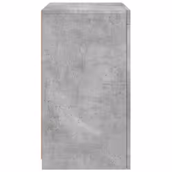 vidaXL Side Cabinet with LED Lights Storage Sideboard Cupboard Engineered Wood - concrete grey, 2 pcs - Additional view 8