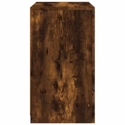 vidaXL Side Cabinet with LED Lights Storage Sideboard Cupboard Engineered Wood - smoked oak, 1 pcs - Additional view 7