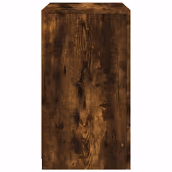 vidaXL Side Cabinet with LED Lights Storage Sideboard Cupboard Engineered Wood - smoked oak, 2 pcs - Additional view 8